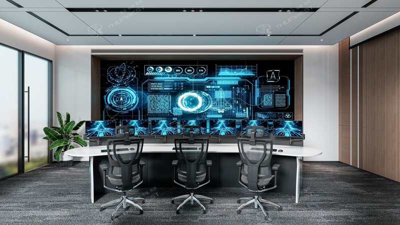 新疆某交警支队指挥中心接警台项